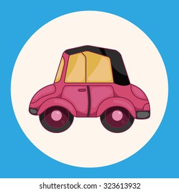 transportation car theme elements