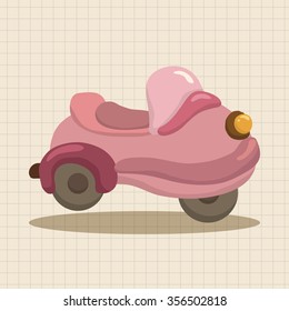 transportation car theme elements