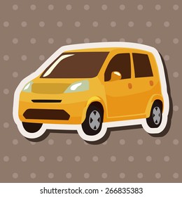 transportation car theme elements vector,eps