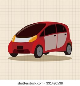 transportation car theme elements vector,eps