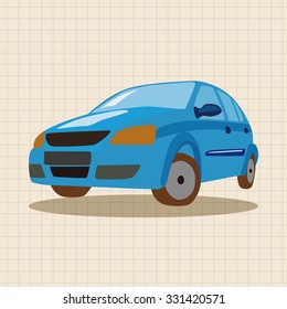 transportation car theme elements vector,eps