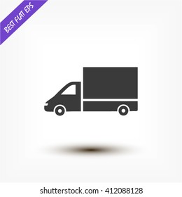 transportation car vector icon 10 EPS