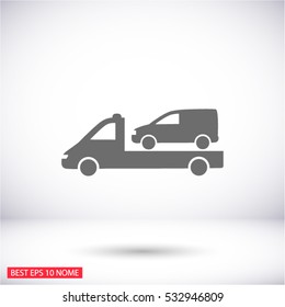 transportation car vector icon 10 EPS