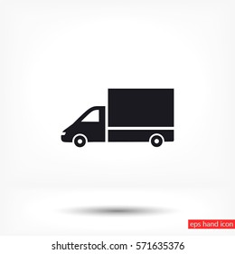 transportation car vector icon 10 EPS