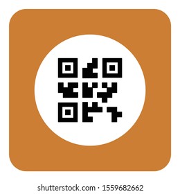 Transportation and cargo concept. Standard symbols on the package.
Cargo icon barcode vector.