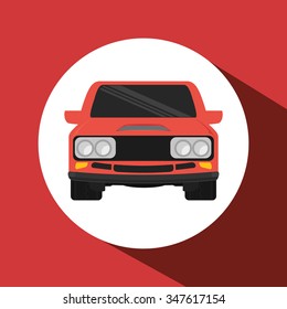 Transportation concept with cars design, vector illustration 10 eps graphic.