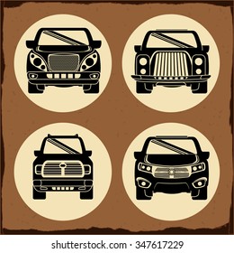Transportation concept with cars design, vector illustration 10 eps graphic.