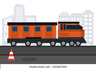 transportation concept cartoon