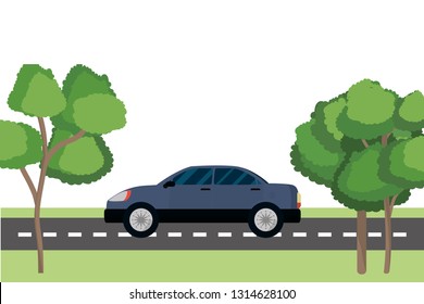 transportation concept cartoon
