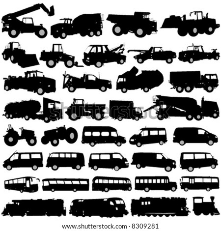 transportation and construction vehicles