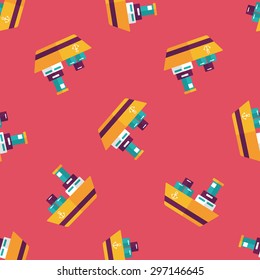 Transportation Container ship flat icon,eps10 seamless pattern background