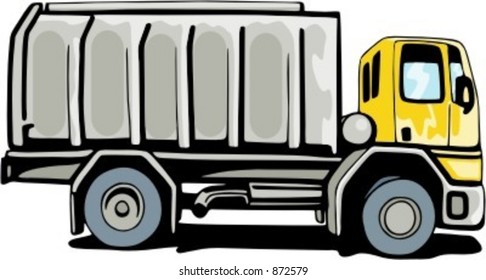 Transport und Containerwagen.
