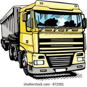 Transportation and container truck. Check my portfolio for many more images of this series.