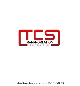 transportation cost solution logo vector 
