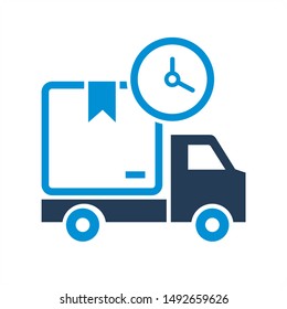 Transportation and Delivery Icon Concept