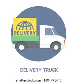 Transportation and Delivery Icon Concept
