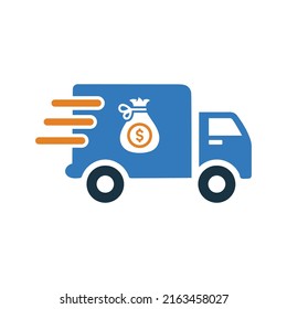 Transportation, delivery, motor, collector car icon. Simple editable vector illustration.