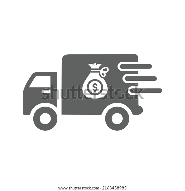 Transportation, delivery, motor, collector car\
icon. Gray vector\
graphics.