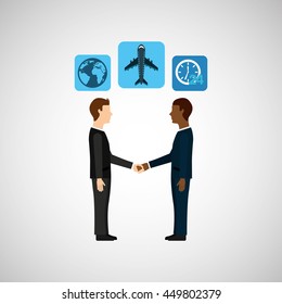 transportation delivery package isolated, vector illustration eps10