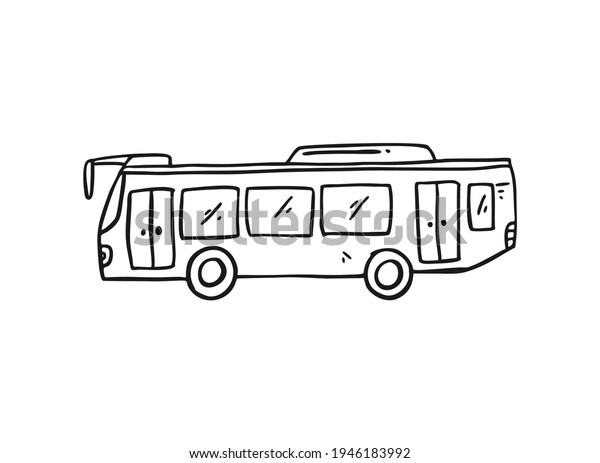 Transportation design and drawing icon with line
style. Hand Drawing or Sketch Icon For Graphic Design, Poster,
Shirt Design and
More.