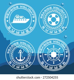 Transportation design over blue background, vector illustration