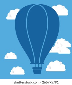 Transportation design over sky background, vector illustration