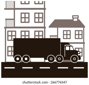 Transportation design over white background, vector illustration