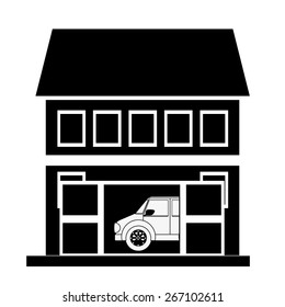 Transportation design over white background, vector illustration