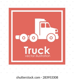 Transportation design over white background, vector illustration