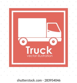 Transportation design over white background, vector illustration