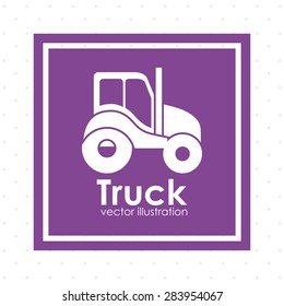Transportation design over white background, vector illustration