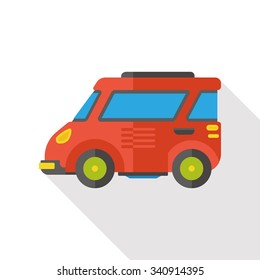Transportation flat car icon