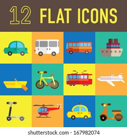 transportation flat icon