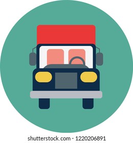 Transportation flat icons. Editable flat icons set ready for your designs. 