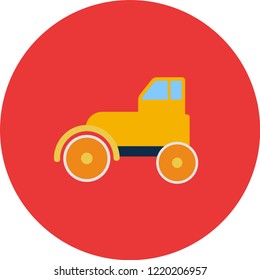 Transportation flat icons. Editable flat icons set ready for your designs. 