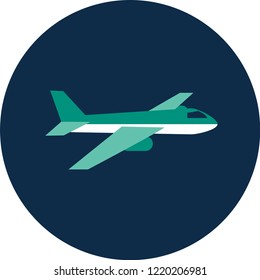 Transportation flat icons. Editable flat icons set ready for your designs. 