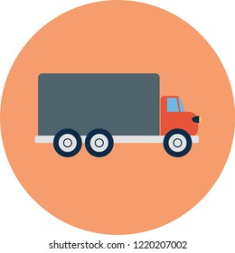 Transportation flat icons. Editable flat icons set ready for your designs. 