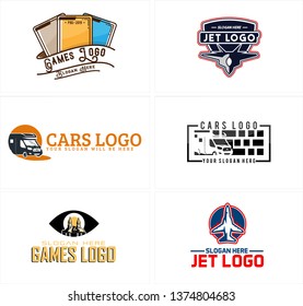 Transportation and game logos