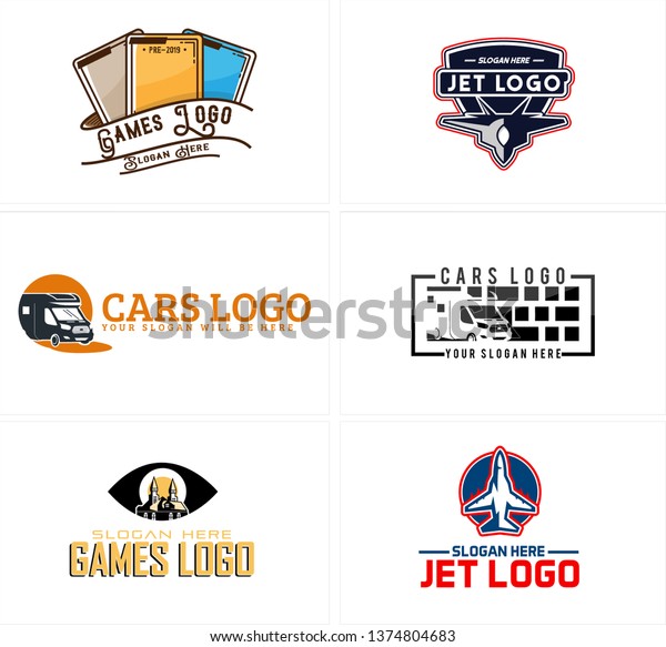 Transportation and game\
logos