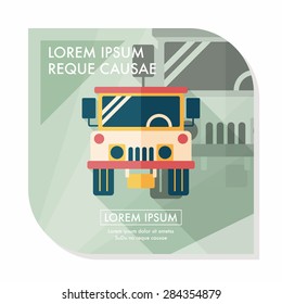 Transportation hammer flat icon with long shadow,eps10