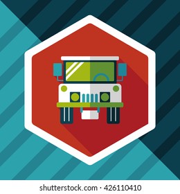 Transportation hammer flat icon with long shadow,eps10