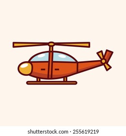transportation Helicopters theme elements