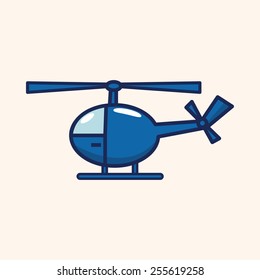 transportation Helicopters theme elements
