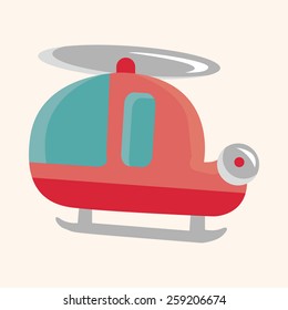 transportation Helicopters theme elements