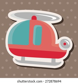 transportation Helicopters theme elements