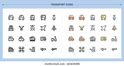 Transportation icon.