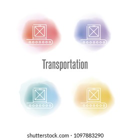 Transportation Icon Concept