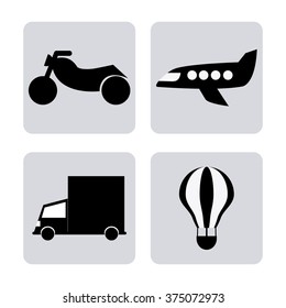 Transportation  icon design 