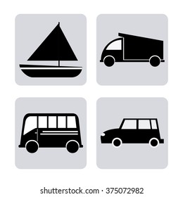 Transportation  icon design 