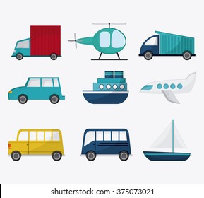 Transportation  icon design 